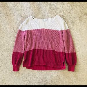 Pink sweater